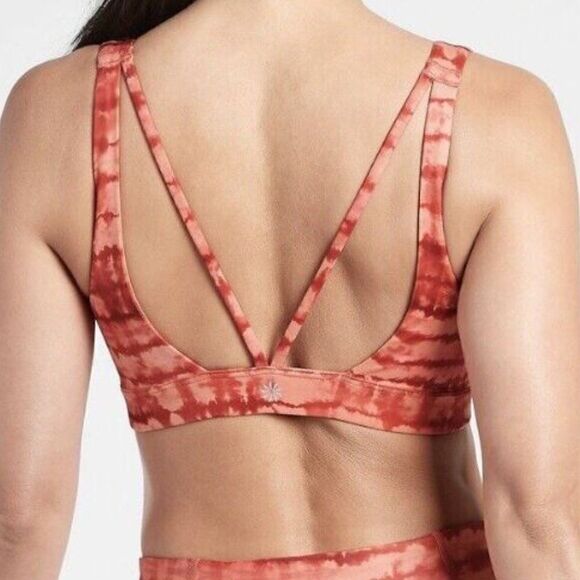 ATHLETA Strappy Exhale Sports Bra Size Medium - Picture 3 of 6